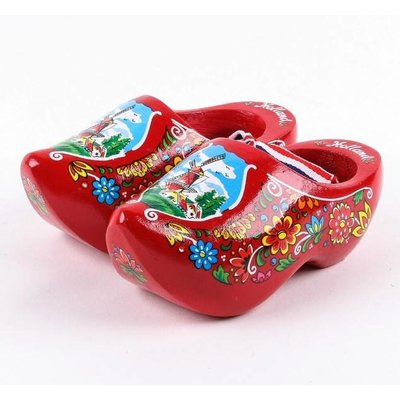 Typisch Hollands Houten Souvenir - Klompjes 10 cm