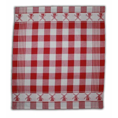 Typisch Hollands Tea towel - red checkered