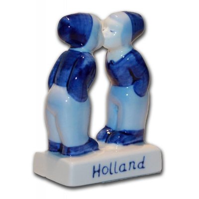 Heinen Delfts blauw Schwules Paar Delft Blue - Holland