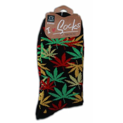 Holland sokken Herensokken - Cannabis maat 40-45