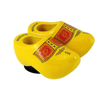 Typisch Hollands Magnet Clog Yellow Boerenbies