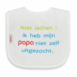 Funnies Tekstslabbe: Niet lachen! Ik heb mijn Papa niet zelf uitgezocht!