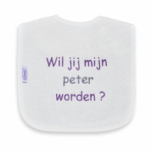 Funnies Tekstslabber Wil jij mijn Peter worden?