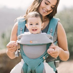 Ergobaby 4 positie draagzak 360°  Carrier Cool Air Icy Mint