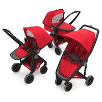 Combination 3-in-1 Reversible - Zwart/Rood