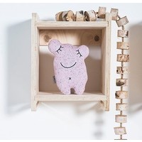 Knuffel Confetti monster natural - vintage pink