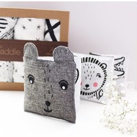 Knuffelboekje Friendly faces - Wild