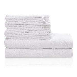 Funnies Handdoeken set - zware kwaliteit - Wit