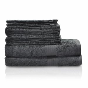 Funnies Handdoeken set - zware kwaliteit - Antraciet