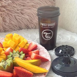 Twistshake Fruitmix Drinkbeker - crawler cup grey - 300 ml