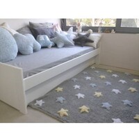 Sterren vloerkleed - Tricolor Roze - 100% katoen