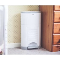 Geurloze pedaal-Luieremmer 16L - Wit