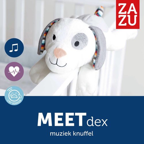 Zazu Hartslag Knuffel Hondje - Heartbeat DEX The Dog Zazu Hartslag Knuffel Hondje - Heartbeat DEX The Dog