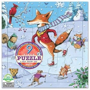 Puzzel - Een mooie dag met sneeuw - winter