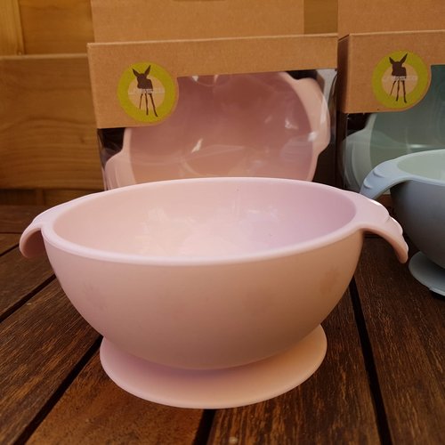 Lässig Siliconen bowl met grote zuignap - Roze Lässig Siliconen bowl met grote zuignap - Roze