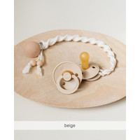 T2 Rond Speentje van natuurlijk rubber - Beige