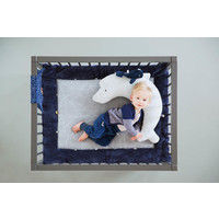 knuffeltje Wally Whale Midnight Blue