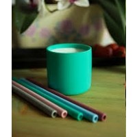 Fexibele rietjes van  100%  duurzaam siliconen