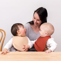 Catchie Bibs per 2 stuks - Rust & Beige