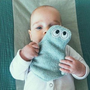 Timboo Bamboe Speenknuffeltje 3-in-1 - Eend Sea Blue