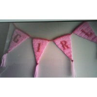 Handgemaakte vlaglijn met naam