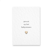 Wenskaart - Proost op het babynieuws