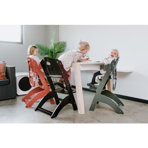 ChildHome Meegroeistoel Lambda 2 Chair met eetblad Zwart ChildHome Meegroeistoel Lambda 2 Chair met eetblad Zwart