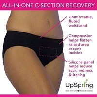 C-Section Slip voor na keizersnede Zwart