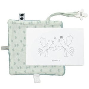 Snoozebaby Giftset: Wenskaart + knuffellapje + envelop (Hurray)