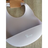 B-Silicone Bib Pink - slab met gootje
