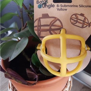 BoJungle B-Submarine Silicone Yellow - Bijtring onderzeeer geel