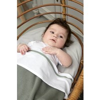 Babydeken Knit Basic  100 x 150 cm  - Forest green