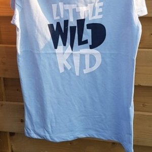 Jongens T-shirt little wild kid - Diverse maten