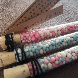 Newborngift flesje met muisjes