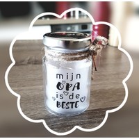 Little Star Light met tekst: "Mijn Opa is de beste"