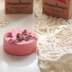 Happy Soaps La vie en Rose Shampoo Bar – Alle haartypes