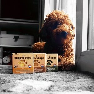 Happy Soaps Duurzame Shampoo voor honden - Lange vacht