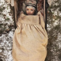 Zeer luxe Voetenzak Pure Khaki