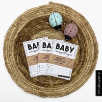 Baby invulkaartjes voor babyshower