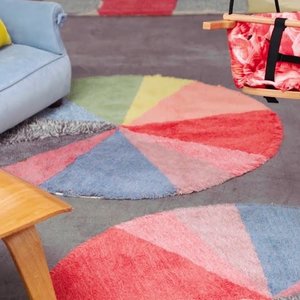 Lorena Canals 100% puur Wollen vloerkleed Woolable Rug Pie Chart