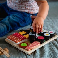 Houten Sushi set 23-delig