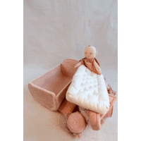 Babypop Ammi met compleet ledikant en kleedje