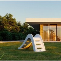 Glijbaan "White Dolphin" - buiten