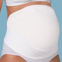 Verstelbare Overbelly Buikband / Steunband - Wit