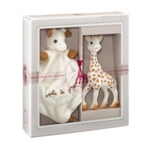 Sophiesticated Sophie de Giraffe met Speendoekje in cadeauverpakking