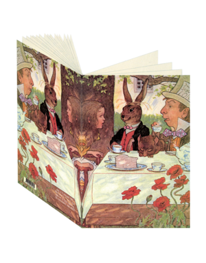 Alice in Wonderland, Mad Hatter's Tea Journal CB120