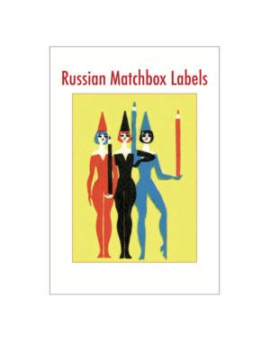 Russian Matchbox Labels Postcard Pack