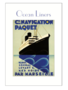 Ocean Liner Poster Postcard Pack