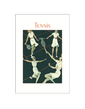 Tennis Postcard Pack PP061