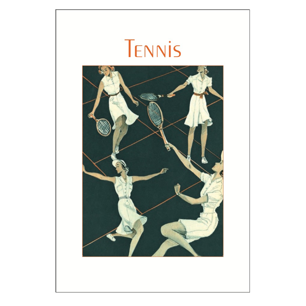 Tennis Postcard Pack PP061
